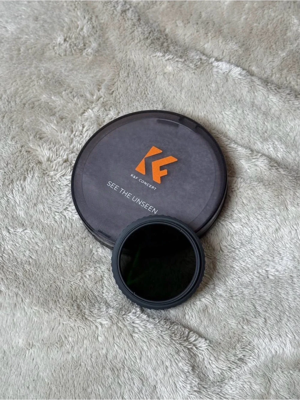 K&F Concept Camera Lens Variable ND Filter (3-7 stop) with Case - Black
